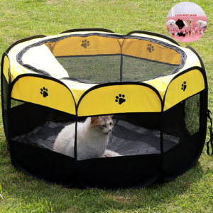 Lồng đẻ ổ đẻ cho Chó Mèo và thú cưng có thể gấp gọn tiện lợi (mẫu mới) - Love Pets Shop