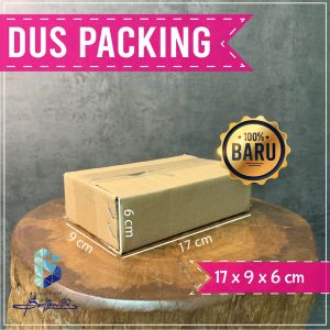 (isi 10 dus) KARDUS PACKING UK. 17x9x6 CM . COCOK BUAT PACKING BARANG PACKING BAJU DAN PINDAHAN