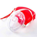 1 Pocket one-way breathing CPR Mask in hard case with instruction manual Resuscitation Face Shield First Aid Kit Emergency. 