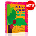 Imported English original CHICKA CHICKA boom boom squeak squeak touch Liao Caixing audio book sheet paper book caddick award picture book children's book reading English Enlightenment cognition picture book. 