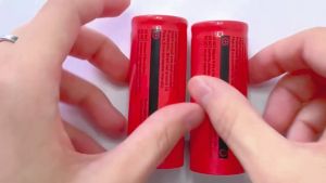 Durable 26650 3.7V 8800mAh Rechargeable Lithium-ion Batteries 2-Pack for Outdoor LED Flashlight Use
