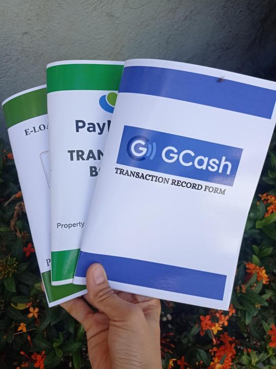 52 Pages Eload Gcash PayMaya Transaction Booklet Back to Back