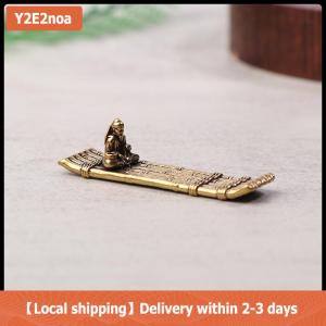 【Local shipping】 1 Piece Máy tính để bàn trang trí Antique Brass tre bè câu cá thuyền ngư dân nghệ thuật mô hình điêu khắc hương chủ trang trí
