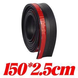 Car Rubber Seal Strip Car Trunk Lid Gap Seal Strip Rubber Sticker Black For SUV Hatchback Upper Edge Dustproof Car Accessories