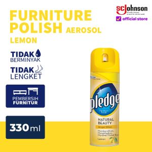 Pledge Furniture Polish Aerosol Lemon 330gr