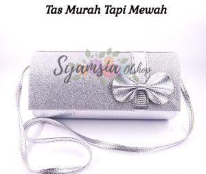C006 - Clutch Pesta Wanita Cantik murah Mewah Elegan Dompet Kondangan Cantik Tebaru Kekinian Tas Tangan