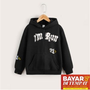Sweater Pria Hoodie Zipper Anak Tebal Berkualitas - EMRAN