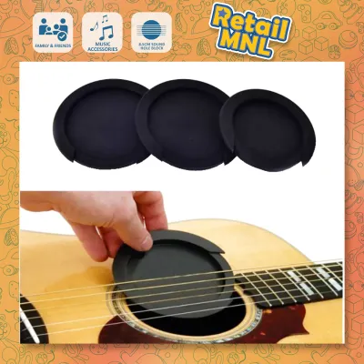 Retailmnl Guitar Reduce Noise Accessories Silicone Classic Guitar Buster Sound Hole Cover Guitar Noise Reduction