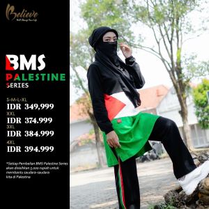 Setelan Olahraga Muslim By Believe Muslim Sport / BMS Palestina