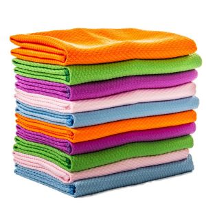 Wiping Cloth Rags Dish Towel Soft and Comfortable Quick to Do Eco-friendly Reactive Printing and Dyeing