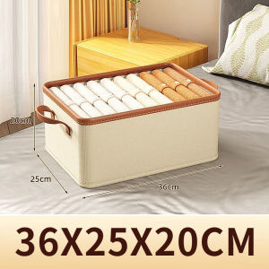 Foldable clothes storage box wardrobe closet drawer storage dustproof non-woven storage box