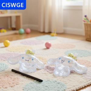 [COD] CISWGE Nhật Bản 3D cứu trợ phim hoạt hình sticker acrylic động vật pha lê trẻ em đá quý trang trí Sticker