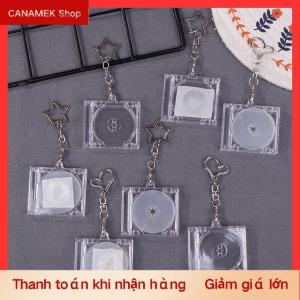 CS Trống Album Mini CD Trường Hợp Keychain CD Máy Nghe Nhạc Keyring Ngoại Vi Kỷ Niệm Album Key Chủ Cho Tự Làm Ba Lô Mặt Dây Chuyền