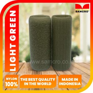 Velcro Magic Tape -Prepet-Perekat-Kretekan-Velcro Serba Guna-Velcro Tape-Velcro Samcro Reguler-100MM-Warna Light Green