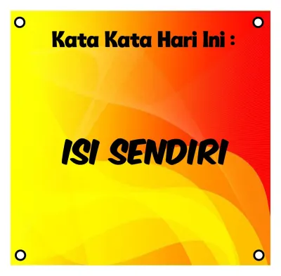 Terbaru ! Spanduk Viral Bisa Reques kata-kata Sendiri Ukuran 50 x 50 cm untuk di mobil