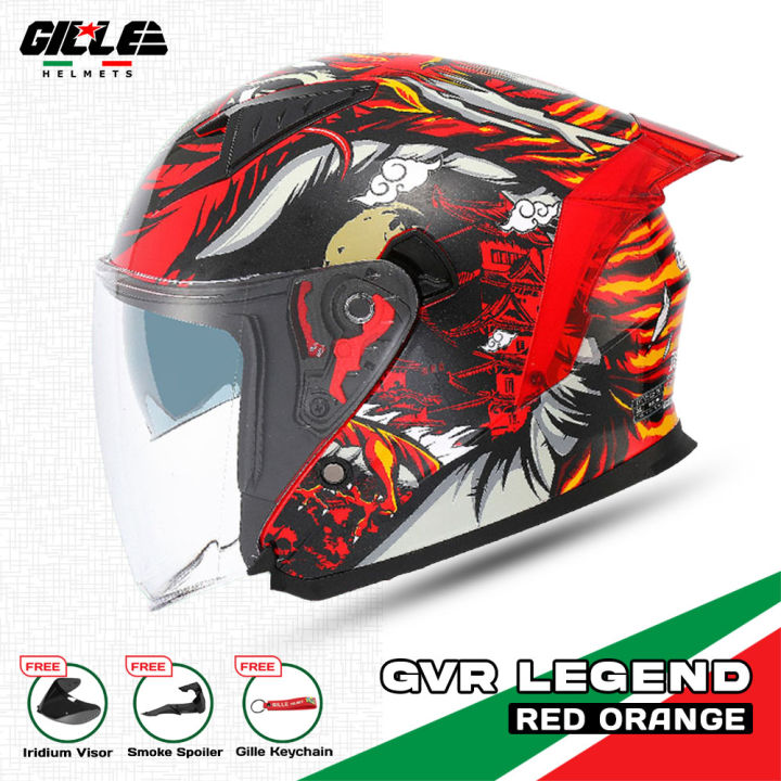Gille Helmet 172 GVR-V1 Legend Motorcycle Helmets Half Face Dual