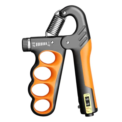 Hand Grip Strengthener Adjustable Grip Strength Trainer for Forearm Exerciser Enhance Power and Strength with Countable Mechanical Hand Grip Fitness Equipment for Men and Women 5-100kg
