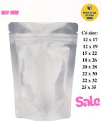 1KG TÚI ZIP BẠC ĐÁY ĐỨNG