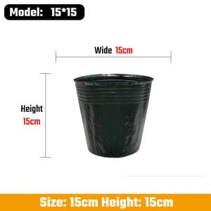 Durable Polypropylene Seedling Pots - Multi-Size Plant Starter Containers for Garden Various Sizes 25x25cm 18x14cm 18x24cm 22x18cm 25x22cm 30x30cm 35x35cm
