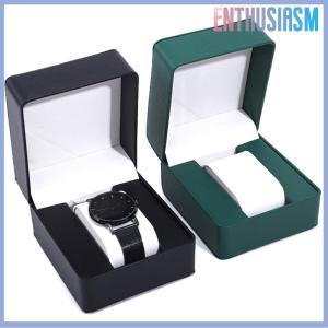 【Enthusiasm】🌟🌟【Hot Sale】🎈 Watch Storage Box PU Single Watch Display Case Wristwatch Watch Holder Travel Jewelry Watch Organizer For Men Gift