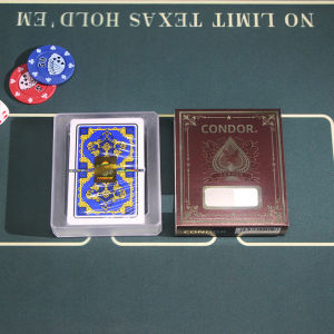 ไพ่พลาสติกคุณภาพสูง สองด้าน พลาสติกเคลือบด้าน PVC ไพ่ที่ทนทานต่อการสึกหรอ ป้องกันการพับ และซักได้ สำหรับกิจกรรมพิเศษ