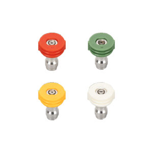 Béc Phun Nối Nhanh 1/4 inch Cho Súng Máy Rửa Xe - 4 Cái/Bộ Inox 304 Thương Hiệu Lutian