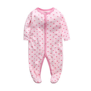Baby Romper Newborn Pyjamas Baby Girls Boys Clothing Cotton Footed Sleep and Play 0-12M