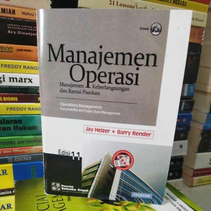 BUKU MANAJEMEN OPERASI EDISI 11 - JAY HEIZER (FULL BAB) | Lazada Indonesia