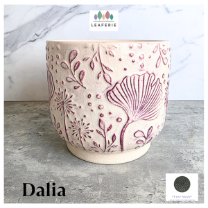 The Leaferie Dalia plant pots. flowerpot . flowerpots . flower pot . planter planters Ceramic