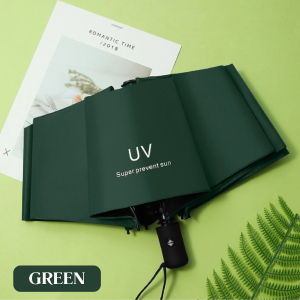 【READY STOCK🔥】UPF 50+ Automatic UV Umbrella | Compact Portable | Sun Rain Windproof Umbrella