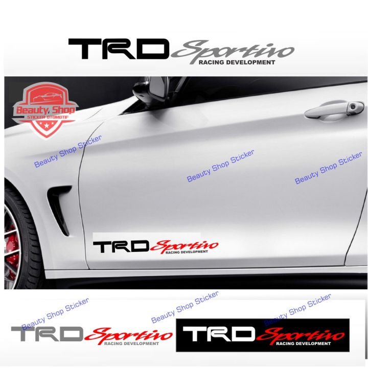 Stiker Trd Sportivo Sticker Trd Spotivo Racing Development Pcs Sisi Lazada Indonesia