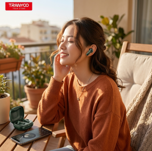 Tai Nghe Bluetooth 6.0 T-M02 Tai Nghe Chơi Game Không Độ Trễ 7 Chế Độ EQ | TRANYOO VN STORE