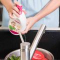 Túi Nước rửa bình sữa và rau quả lành tính, đạt tiêu chuẩn Nhật Bản Mamamy an toàn cho cả trẻ sơ sinh 600ml. 