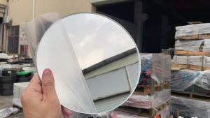 Round Silver Acrylic Mirror Sheet Harmless For Wedding Coaster Display Photo Props Home Hotel Wall DIY Decor Board 5mm Thickness
