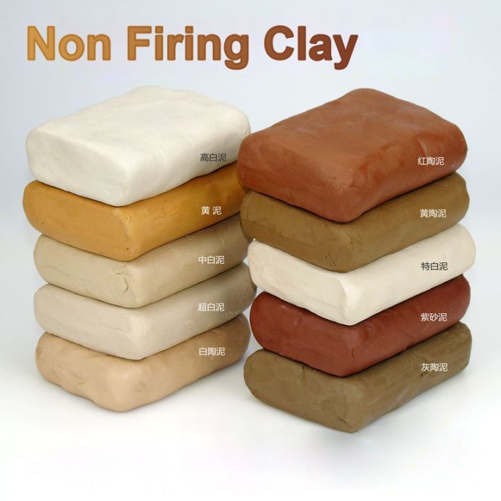 Pottery Clay Modelling Clay Non Firing Self-Hardening Clay / Tanah liat ...