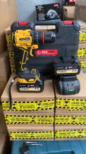 Máy Khoan Pin 3 Chức Năng 13mm Max Tool 75N.m Pin 10 Cell 21V KHÔNG CHỔI THAN 13mm Khoan Tường khoan búa bắn vít mạnh mẽ bảo hành 12 tháng