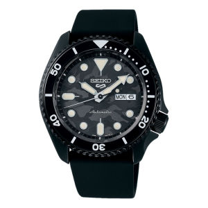 SEIKO 5 ORIGINAL - AUTOMATIC - SEIKO SRPJ39K1 - MEN CT - Black - Rubber - Dia 4 CM. WR 100 Meter Jamdunia / Jam dunia JD18 # JAM TANGAN PRIA JAM PRIA JAM TANGAN ANTI AIR # Seiko Otomatis SEIKO SRPJ39 SRPJ 39 K1 SRPJ 39K1 K 1 S003