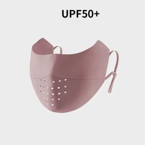 【SG】Ice Silk Mask UV Face Cover Breathable Washable Reusable Cycling Washable Masks Full Face Sunscreen