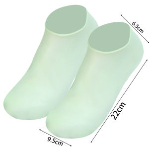 Dorisna 2Pcs Silicone Foot Care Socks Exfoliating Moisturizing Anti Dry Cracked Socks Feet Cover Foot Skin Care Pedicure Socks
