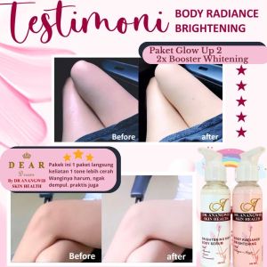 Paket Glow Up 2 Body Lotion Radiance Brightening + Night Body Serum