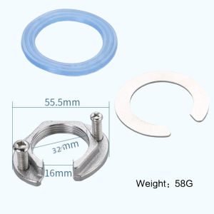 Kuningan / 304 Baja Tahan Karat Baut Kran Wastafel Cuci Tangan Mencegah Kendor Pelindung Mur Permanen Drat Kran Angsa Wastafel Mencegah Longgar