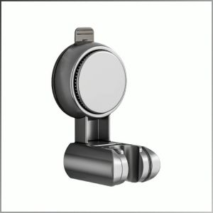 ขายึดฝักบัว ไม่มีการเจาะ ที่วางฝักบัว ถอดออกได้ การดูดซับที่แข็งแกร่ง การปรับสากล กันความชื้นและกันความชื้น