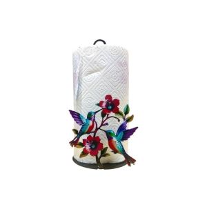REOPYG Cute Tissue Holder Decoration Cartoon Kitchen Towel Rack Cattle Wooden Base Roll Paper Standing Rack For Kitchen