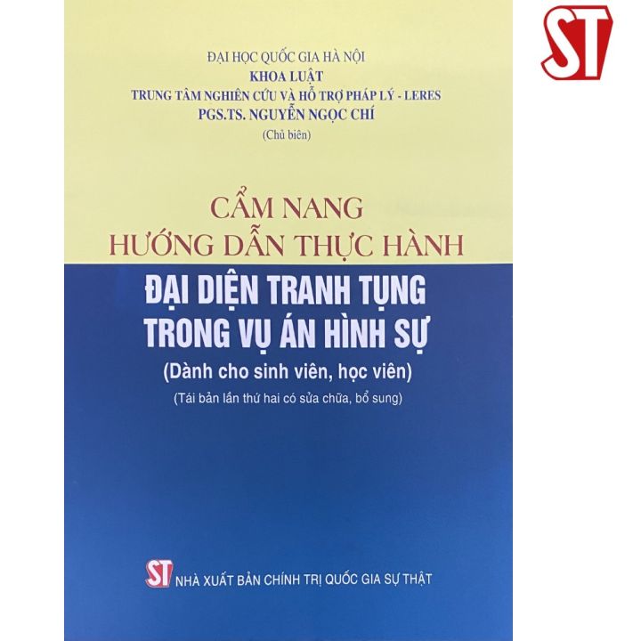 [Sách] Cẩm Nang Hướng Dẫn Thực Hành Đại Diện Tranh Tụng Trong Vụ Án ...