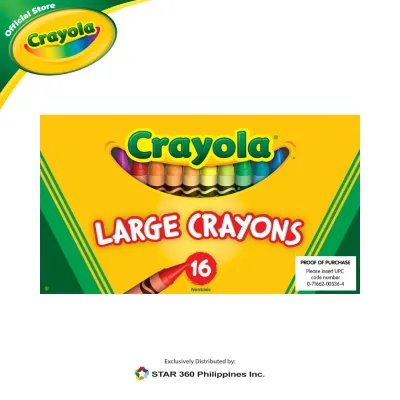 Crayola Crayons Large 16s