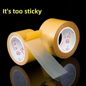 High Viscosity Grid Double-sided Tape Carpet Floor Leather Sewing Without Residue Wall Fixing Double-sided Cloth Tape Super Sticky Transparent Tape