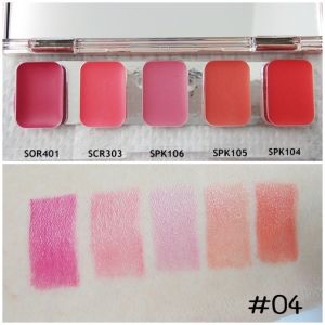 1ชิ้น Sale พาเลทลิปมิชชา 5สี พกพาสะดวก [กันแดด SPF 15 ] Missha Signature Glam Art Rouge Mini 5colors Lip Palette