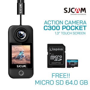SJCAM C300 Pocket Action Camera กล้องแอคชั่น ความละเอียด 4K 30FPS WiFi 5GHz/2.4GHz