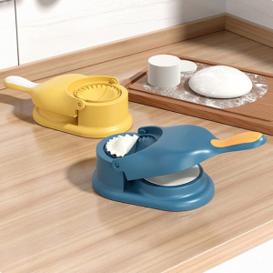 2 in 1 Dumpling Maker Mold Dumpling Skin Maker Dumpling Moulds Empanada molder set Manual Dough Presser Wrapper Kitchen Accessories Molder
