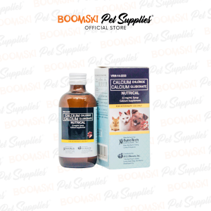 Nutrical Calcium Supplement for Dogs Cats and Small Pets (Calcium Chloride + Glubionate) 60ml